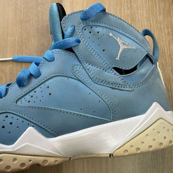 Air Jordan 7 Retro Pantone UNC Blue 5Y - Picture 8 of 11